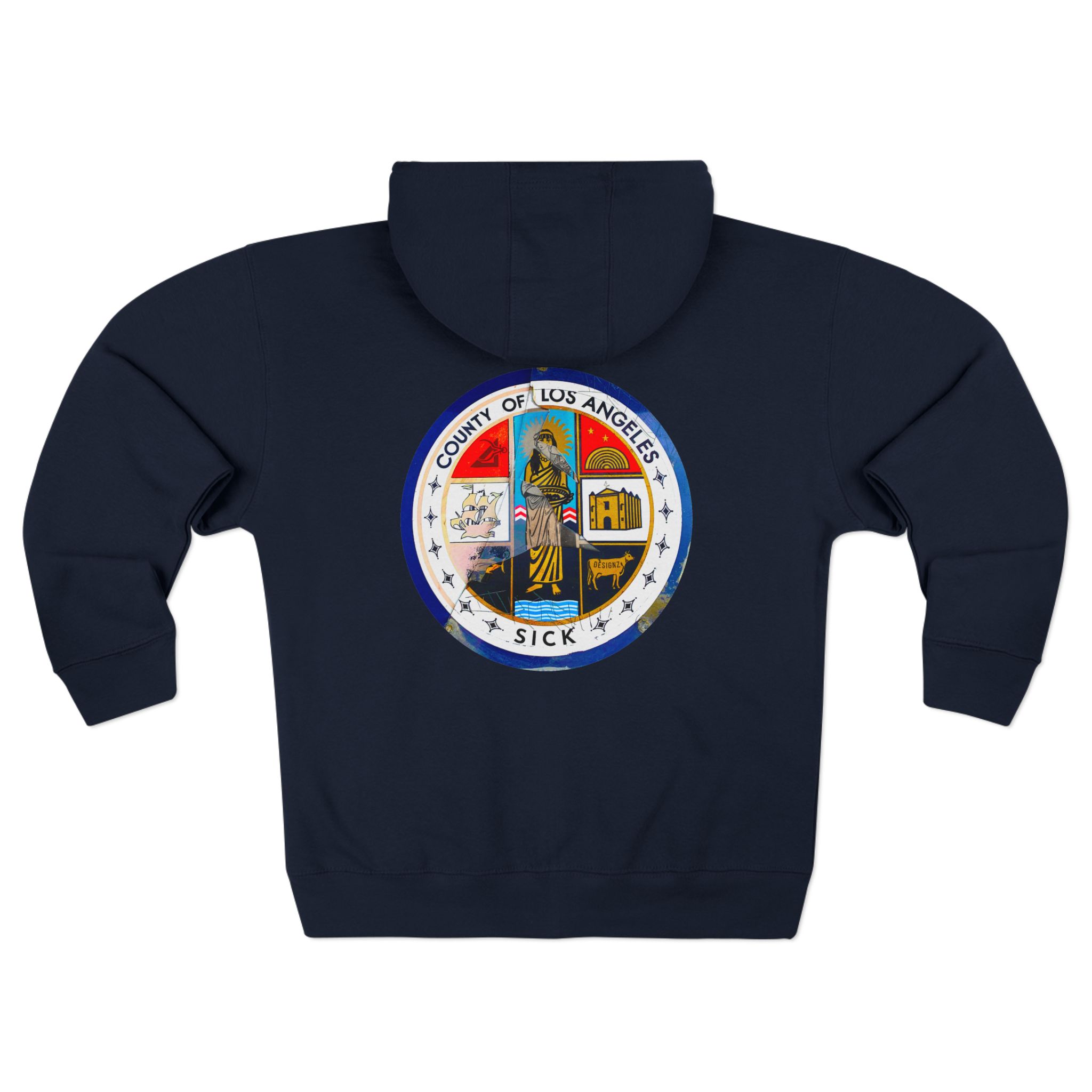 LA County is vSICK Full Zip Hoodie - Image 11
