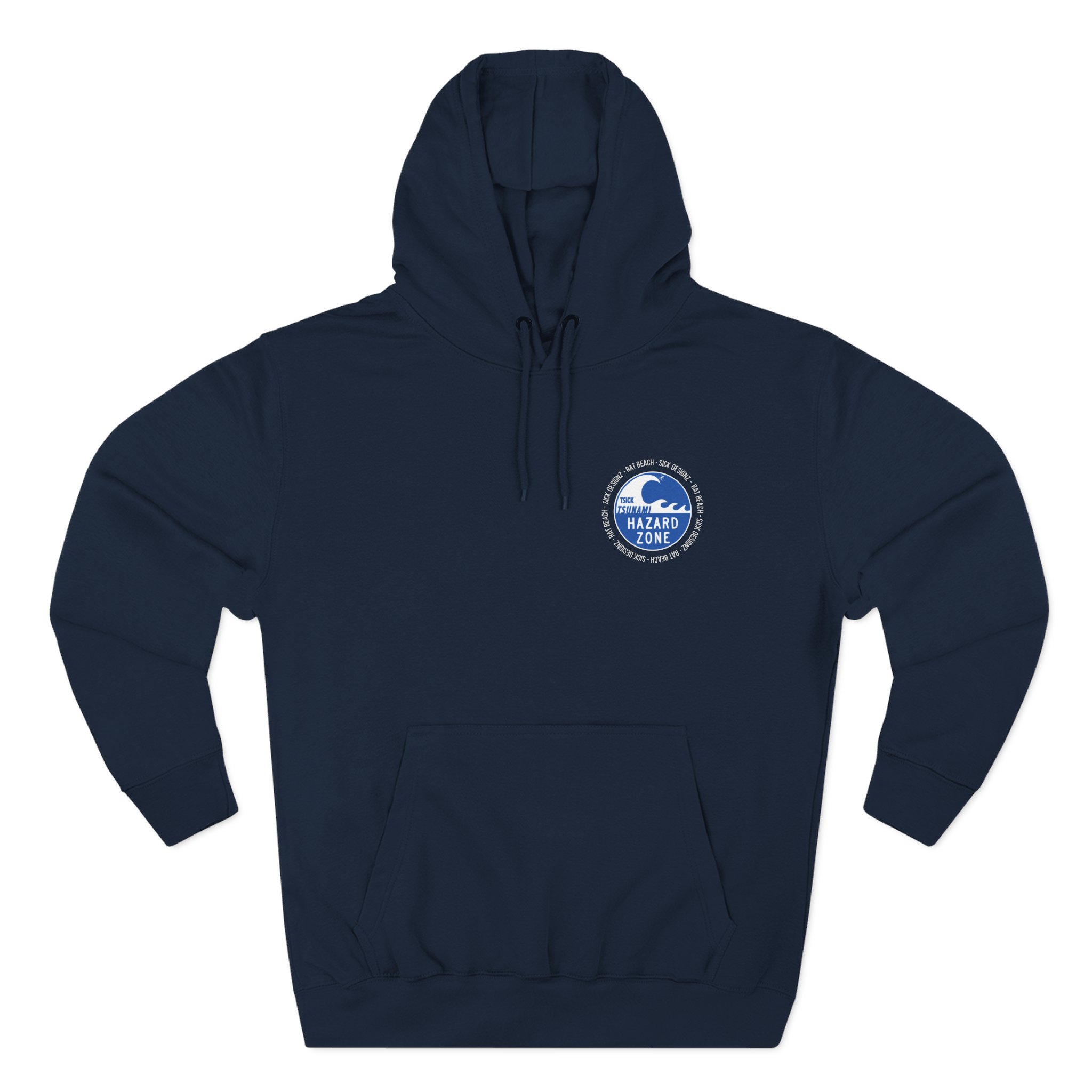 Tsick Tsunami Premium Rat Beach Hoodie - Image 2